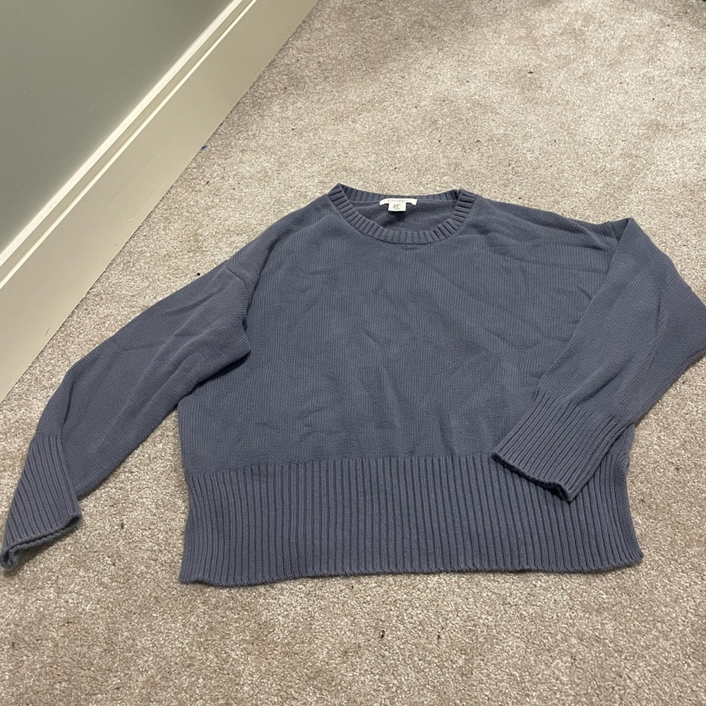Jessica Simpson Slate Blue Crew Neck Sweater